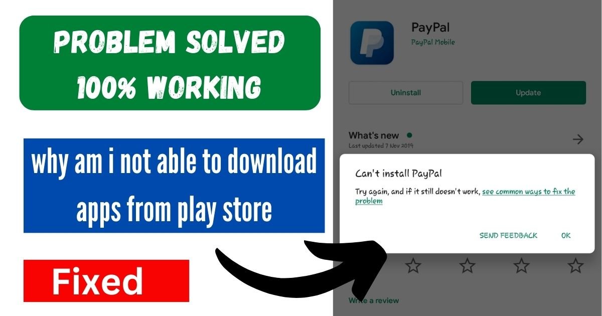Read more about the article why am i not able to download apps from play store Solution in hindi : Problem Solved 100%